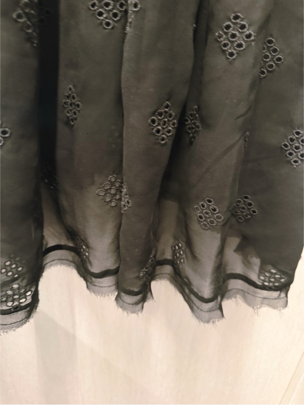 Free People Intimately Black Eyes For You Trapeze Sheer Babydoll Dress, Size XS - Picture 10 of 13